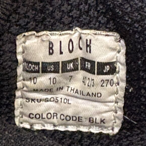 Bloch Evolution S0510 Dance Sneakers Black Women’s Size 10 - Picture 12 of 13